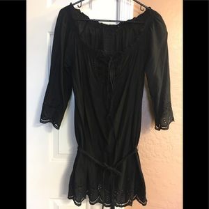 Guess ladies eyelet tunic top